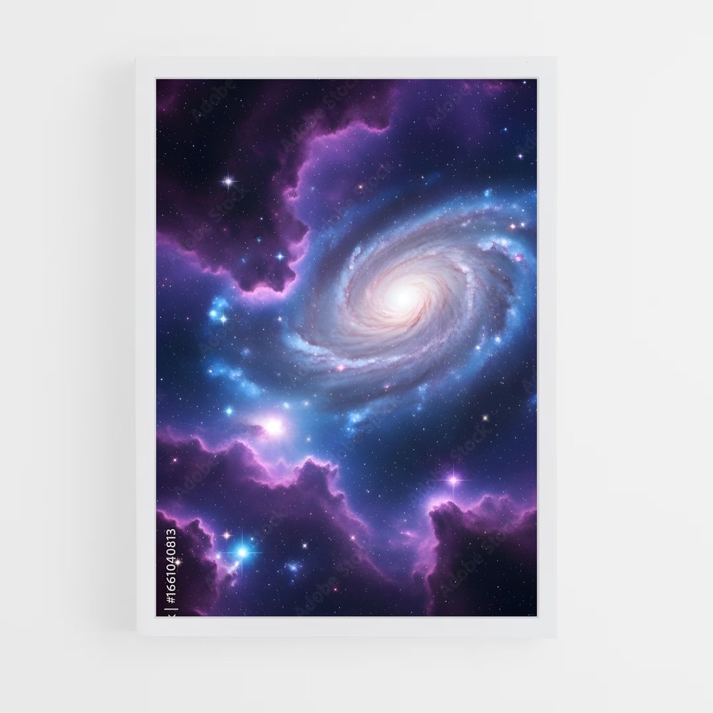 Poster Éblouissante spirale galactique (vue 3)